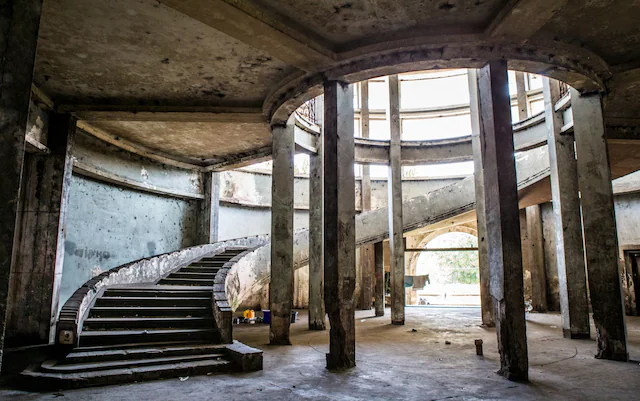 The Epstein Hotel detail shot